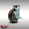 Service Caster 6 Inch Stainless Steel Polyurethane Swivel Caster with Roller Bearing and Brake SCC-SS30S620-PPUR-TLB - alternate 4
